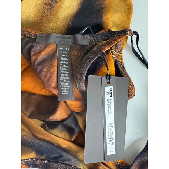 NWT Skims X Roberto Cavalli Scoop Neck One Piece In Tiger Face Print Size XL - Picture 13 of 16